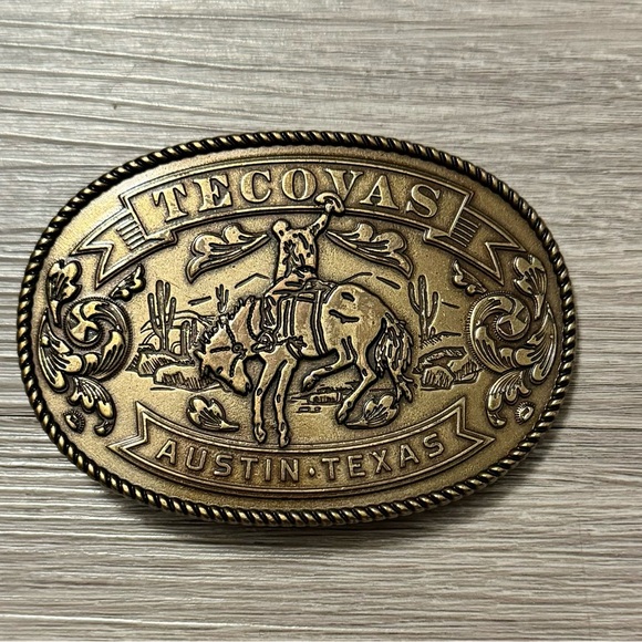 tecovas belt buckle